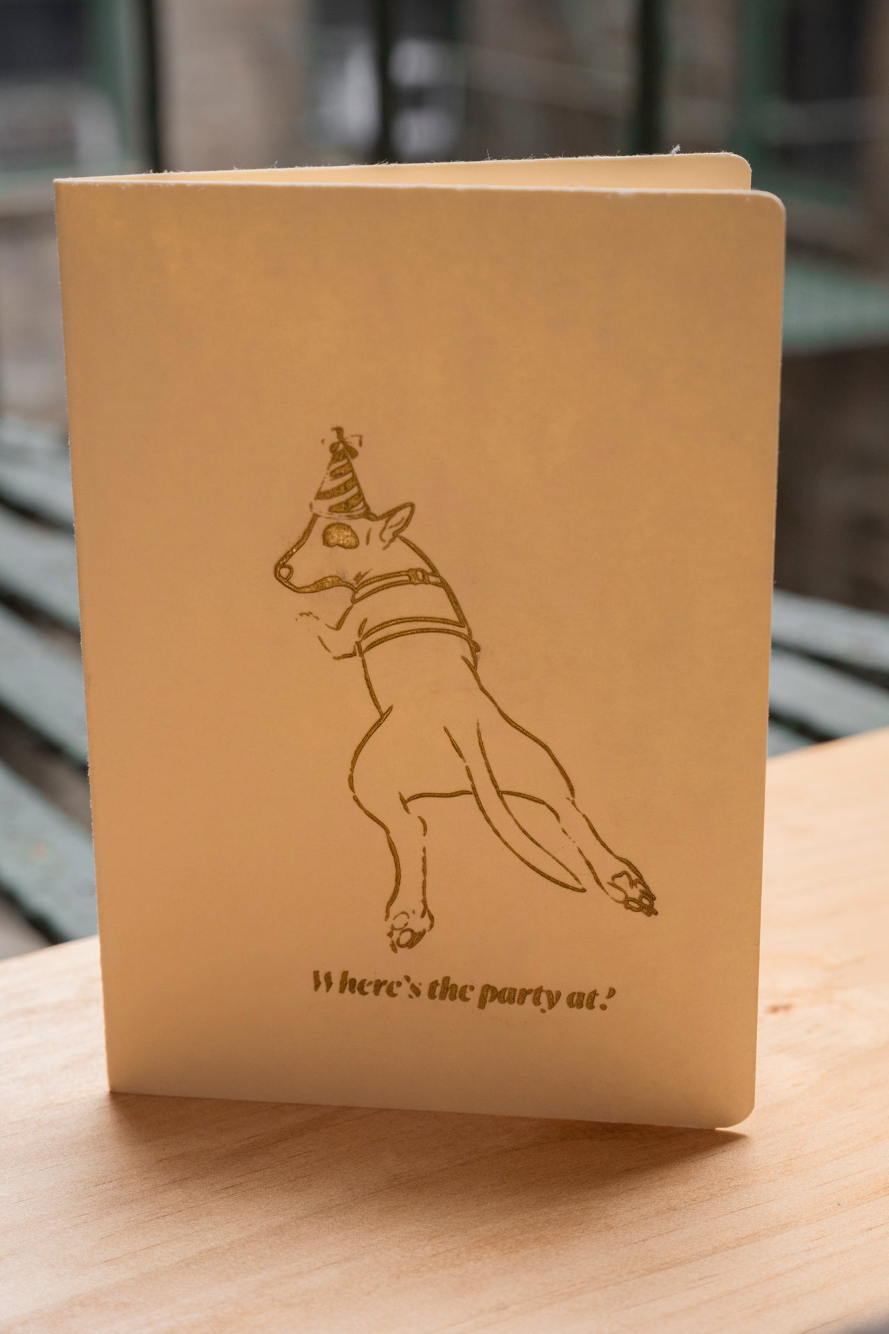 Bull terrier card