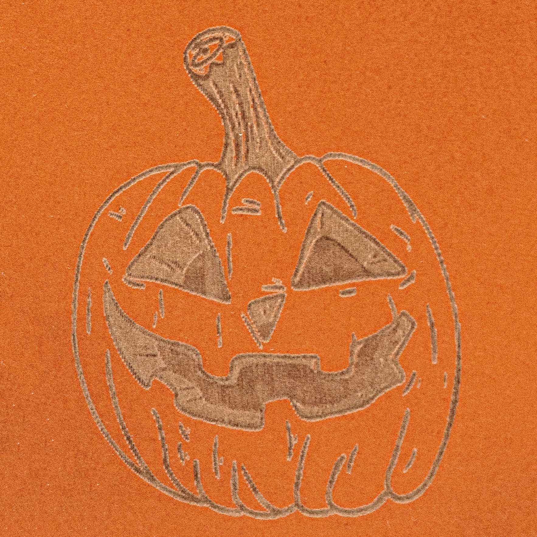 Jack o lantern art print