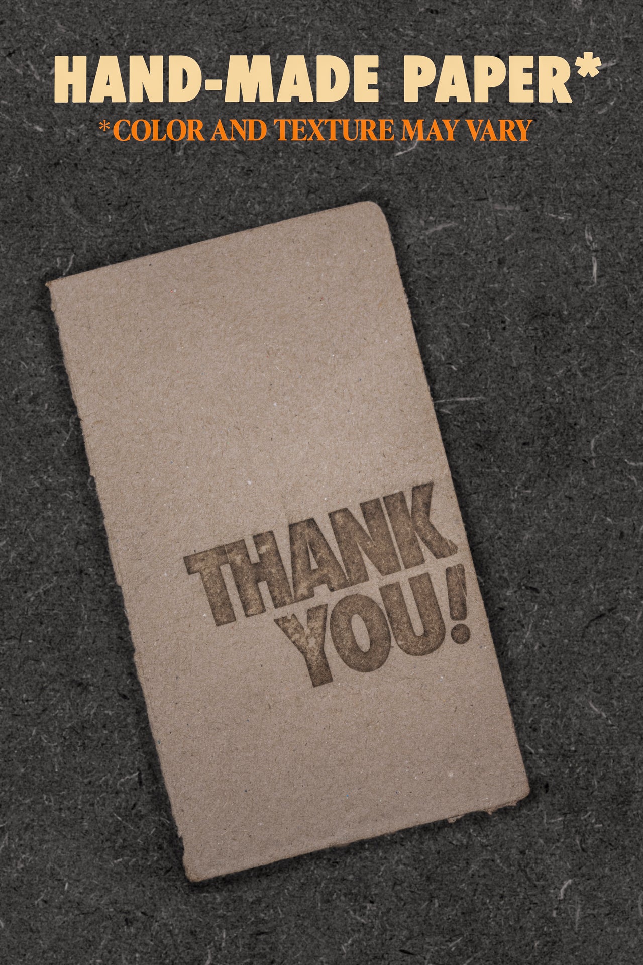 Handmade paper greeting card