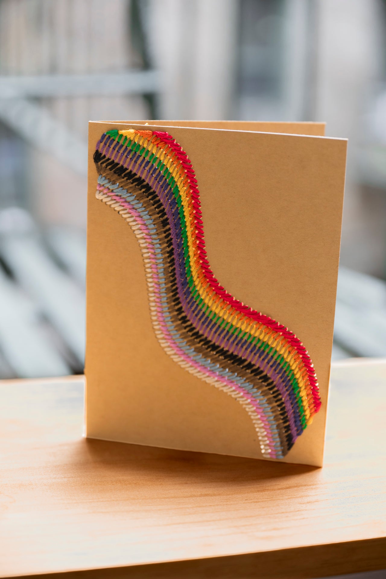 LGBTQ+ Pride Flag card