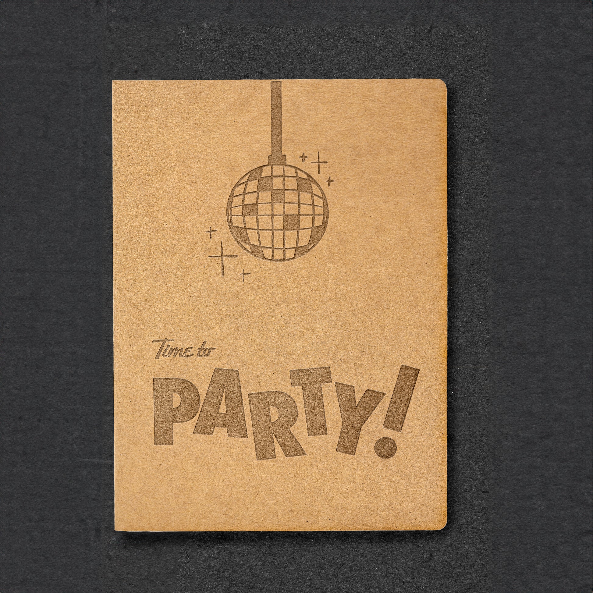 Disco ball party celebration card